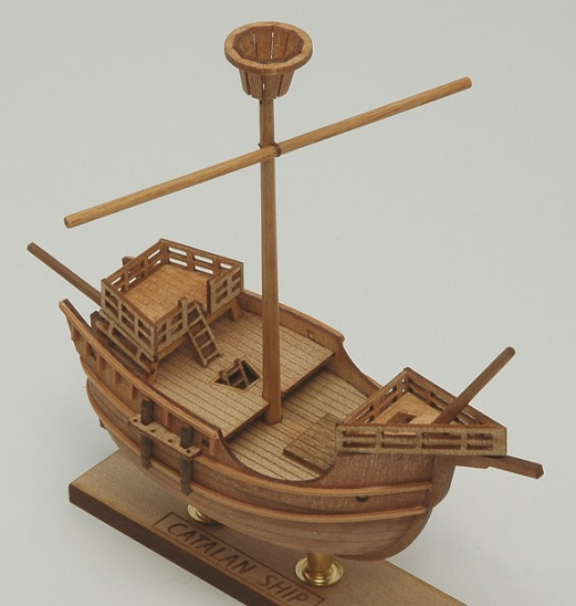"CATALONIA" Mini Ship Series, Wooden Sailing Ship Model