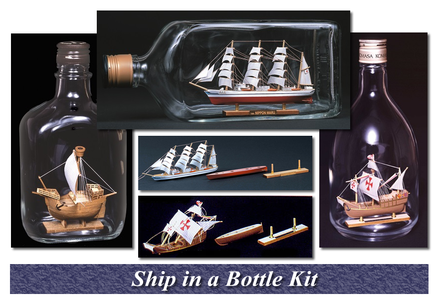Ship in Bottle Kit / Woody JOE