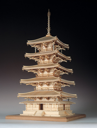 Horyu-ji Temple / Goju-no-To - Five-Story Pagoda
